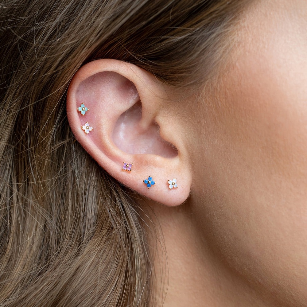 Girls Crew Beautiful Blossom Stud Set - Picture 3 of 6